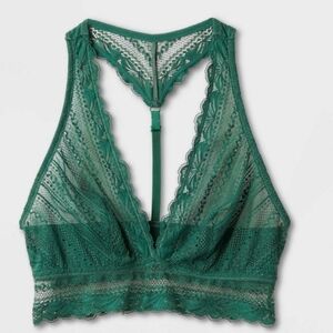 Auden Unlined Racerback Green Bralette